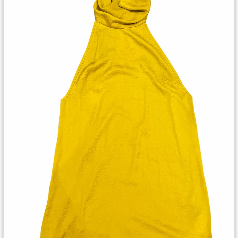 Short dress mustard color size S